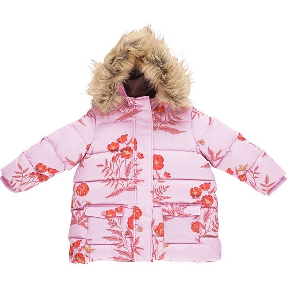 Pink Chicken Other - Pink Chicken Paulina Puffer Coat Lavender Poppy 4Y